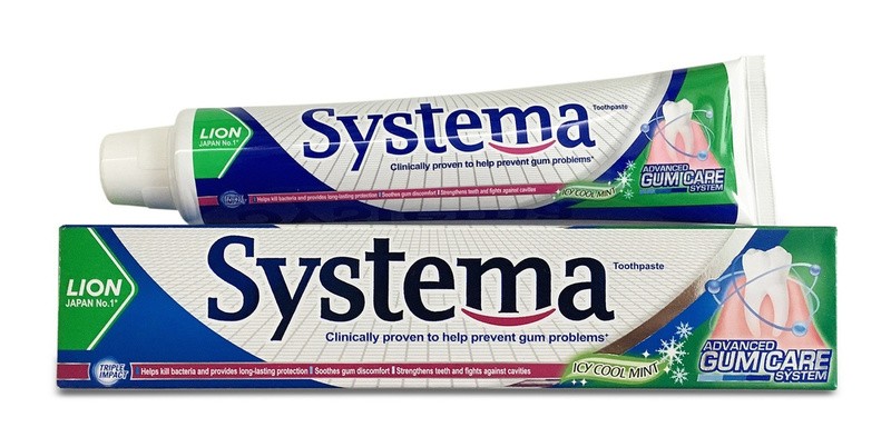 Зубная паста Systema Breezy mint LION 160г