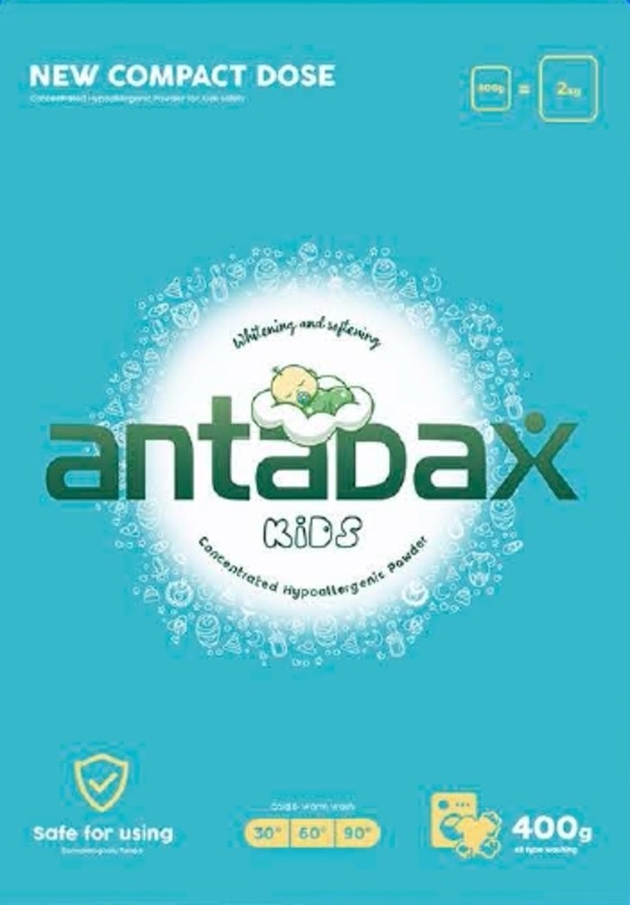Отбеливающий гипоаллергенный детский стиральный порошок Antabax 0,4 кг