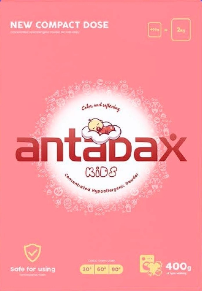 Гипоаллергенный детский стиральный порошок для цветных вещей Antabax 0,4 кг